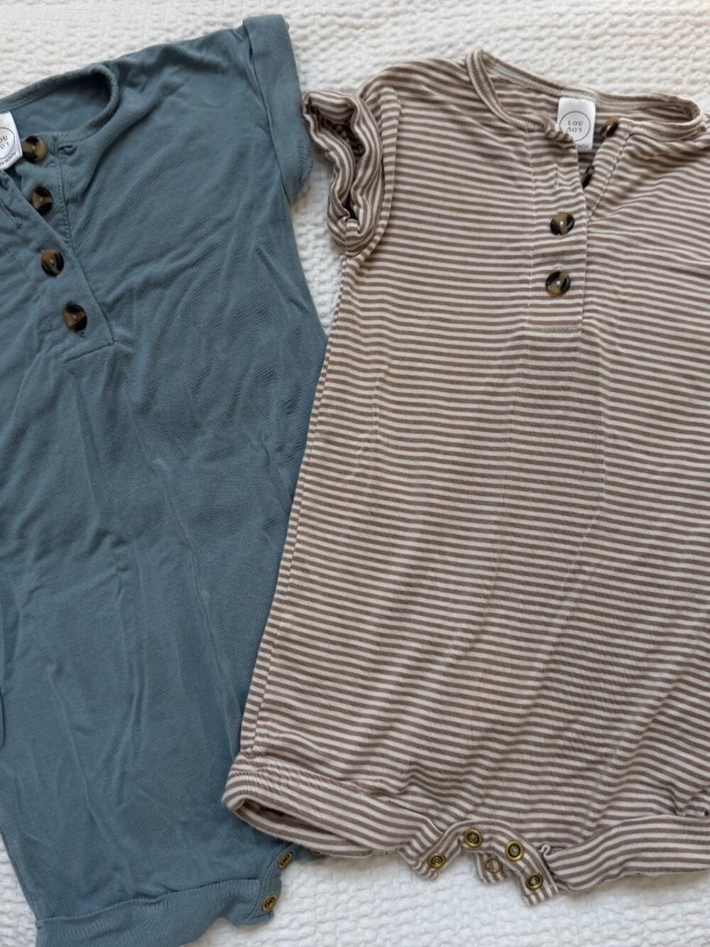 LouLou Rompers (2, size 12-24 months)